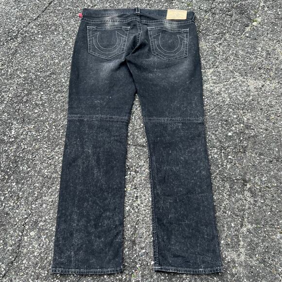 Vintage Y2K true religion denim black jeans pants - Picture 1 of 7